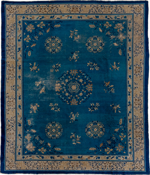 Vintage Chinese Area Rug (8' x 9')